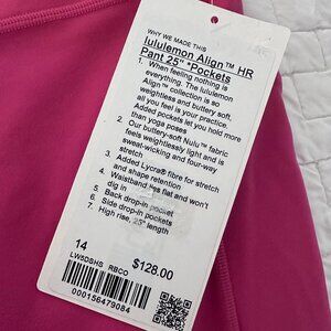 Lululemon Align HR Pant Sz 14